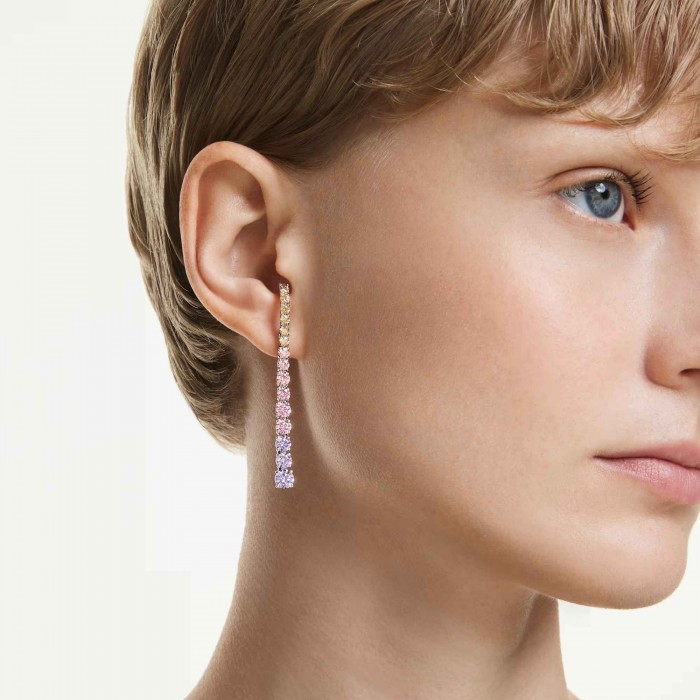 Серьги-подвески Matrix Swarovski