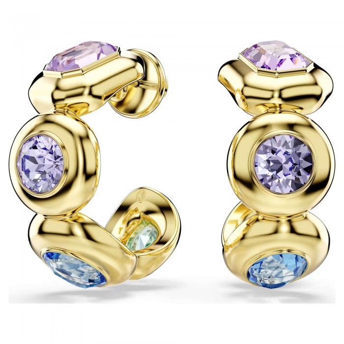 Серьги-кольца Gema Swarovski