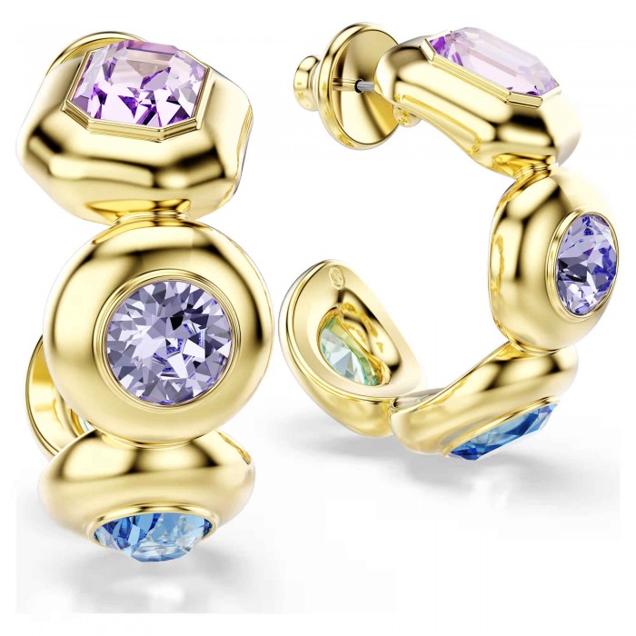Серьги-кольца Gema Swarovski