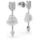 Серьги Idyllia Heart Swarovski