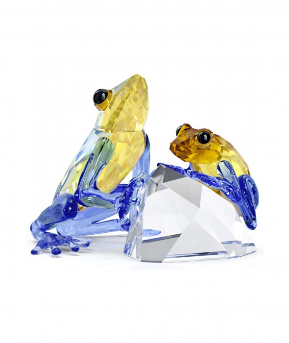 Фигурка Swarovski Idyllia «Лягушка с лягушонком»