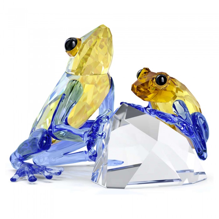 Фигурка Swarovski Idyllia «Лягушка с лягушонком»