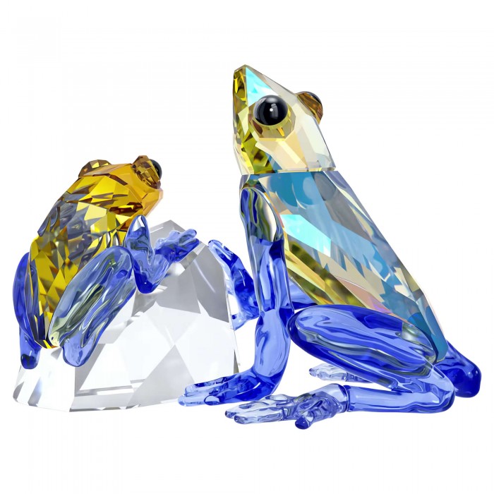 Фигурка Swarovski Idyllia «Лягушка с лягушонком»