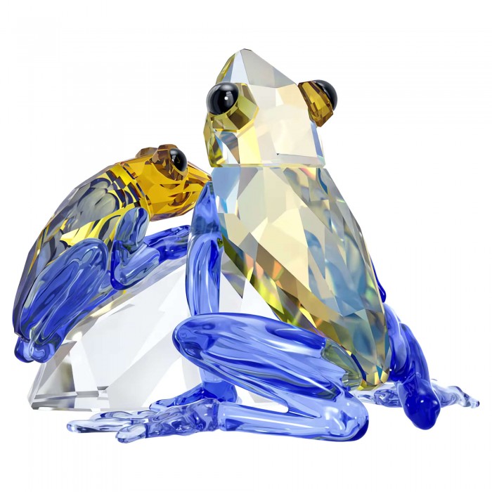 Фигурка Swarovski Idyllia «Лягушка с лягушонком»
