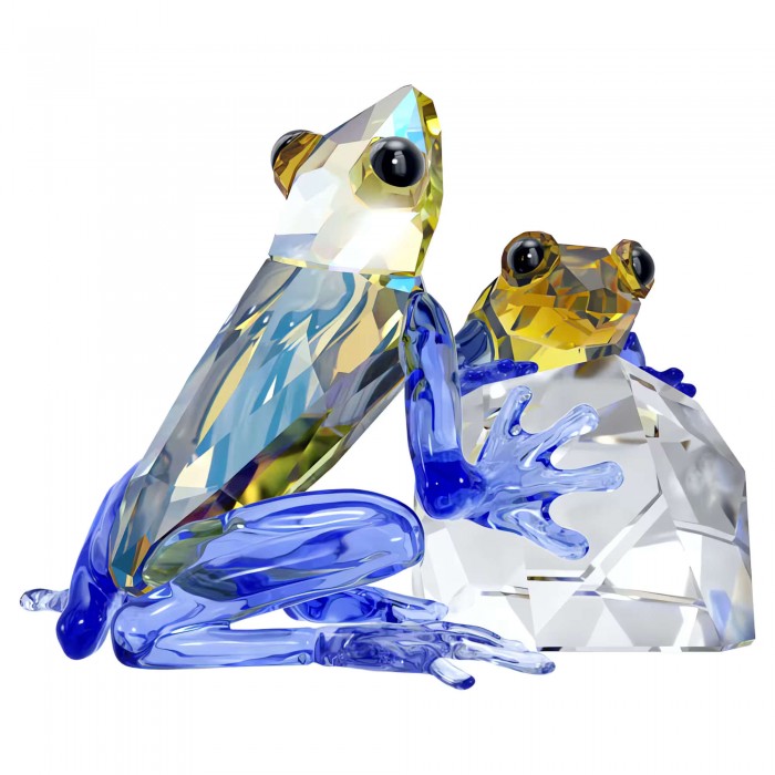 Фигурка Swarovski Idyllia «Лягушка с лягушонком»