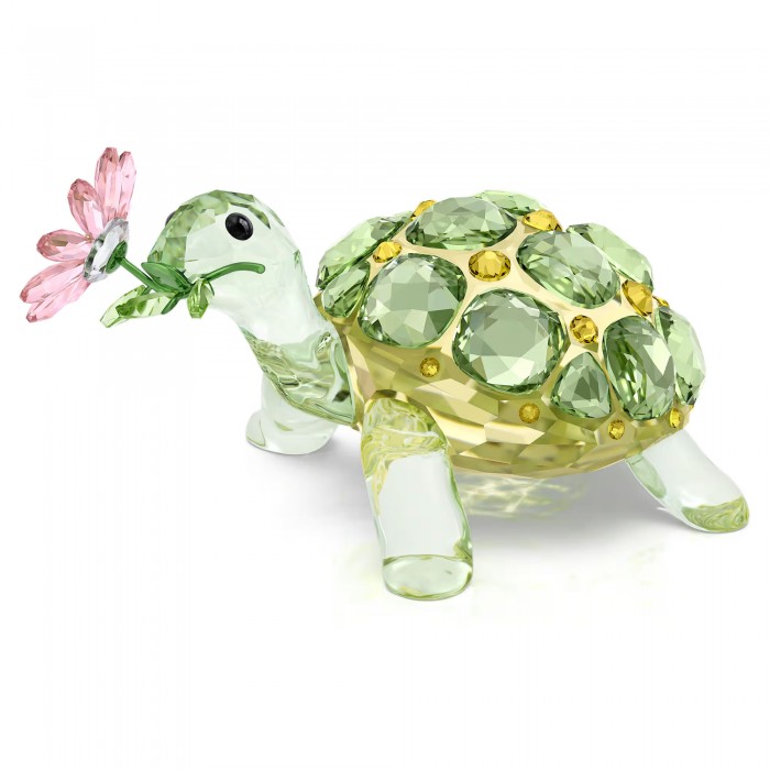 Фигурка Swarovski Idyllia «Черепаха и маргаритка»