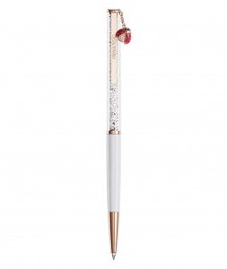 Шариковая ручка Swarovski Crystalline Ladybug, White, Red