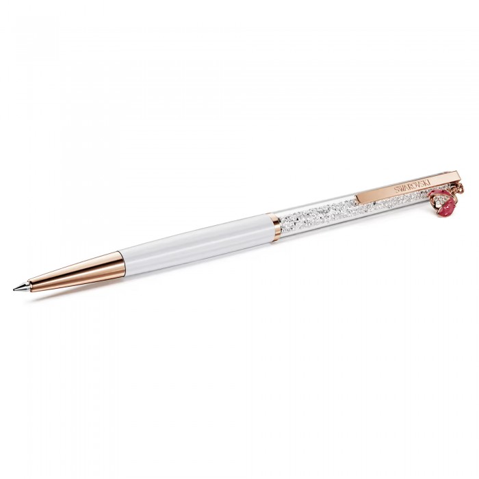 Шариковая ручка Swarovski Crystalline Ladybug, White, Red