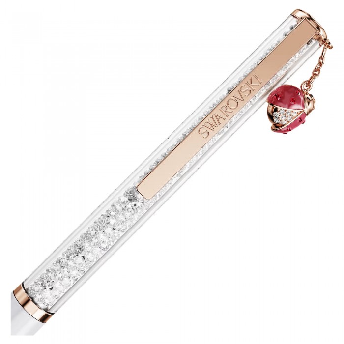Шариковая ручка Swarovski Crystalline Ladybug, White, Red
