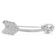 Брошь Swarovski Idyllia «Стрела Купидона»