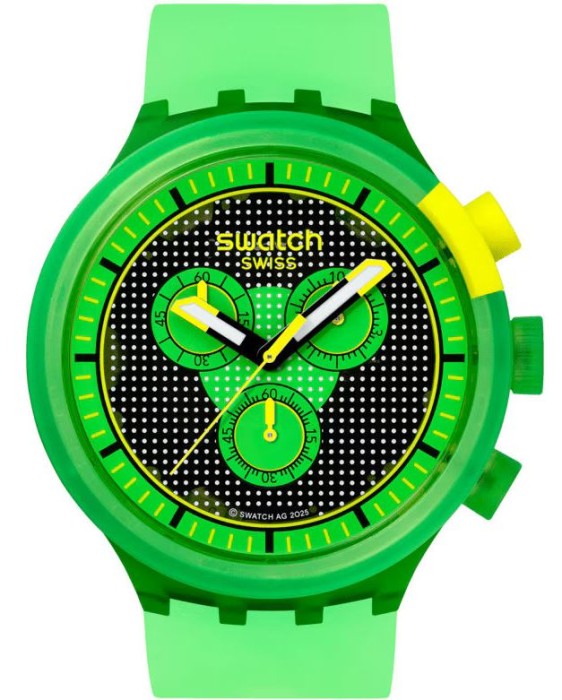 SWATCH GLOWINGLY GREEN