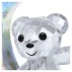 Елочная игрушка Swarovski  «Медвежонок Крис» в виде луны