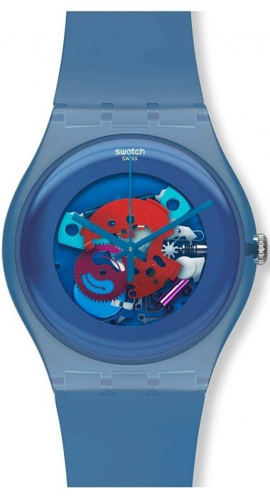 Swatch BLUE GREY LACQUERED